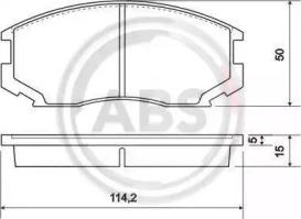 A.B.S. 36865 Brake pads A.B.S. 36865 Brake pads