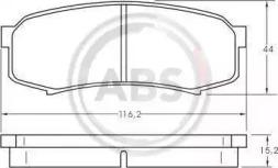 A.B.S. 36875 Brake pads