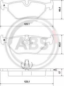 A.B.S. 36908 Brake pads A.B.S. 36908 Brake pads