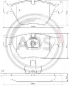 A.B.S. 37036 Brake pads A.B.S. 37036 Brake pads