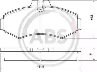 A.B.S. 37095 Brake pads A.B.S. 37095 Brake pads