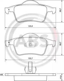 A.B.S. 37098 Колодки гальмівні A.B.S. 37098 Колодки гальмівні