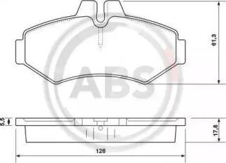 A.B.S. 37124 Brake pads