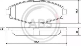 A.B.S. 37139 Brake pads
