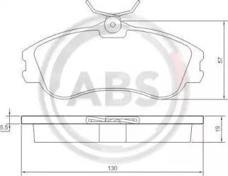 A.B.S. 37152 Brake pads