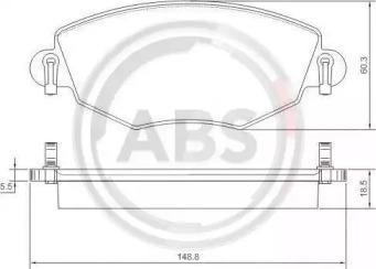A.B.S. 37215 Колодки тормозные A.B.S. 37215 Колодки тормозные