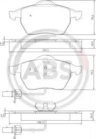 A.B.S. 37239 Колодки гальмівні A.B.S. 37239 Колодки гальмівні
