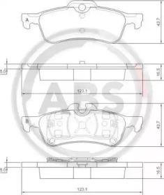 A.B.S. 37305 Brake pads