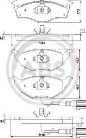 A.B.S. 37337 Brake pads