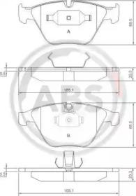 A.B.S. 37346 Brake pads