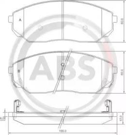 A.B.S. 37364 Brake pads A.B.S. 37364 Brake pads