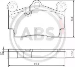 A.B.S. 37365 Brake pads A.B.S. 37365 Brake pads