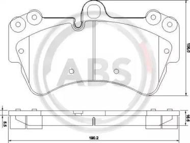 A.B.S. 37391 Brake pads A.B.S. 37391 Brake pads