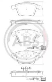 A.B.S. 37416 Колодки гальмівні A.B.S. 37416 Колодки гальмівні