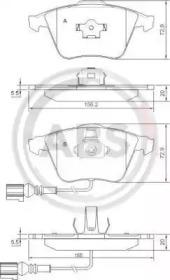 A.B.S. 37426 Brake pads
