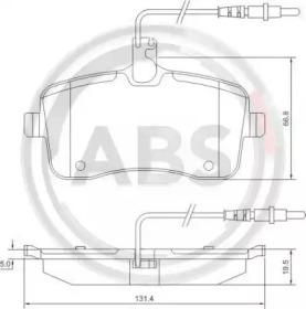 A.B.S. 37430 Brake pads A.B.S. 37430 Brake pads