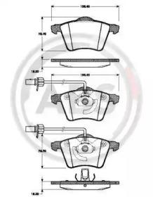 A.B.S. 37453 Brake pads A.B.S. 37453 Brake pads