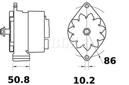 Mahle Original MG 116 Alternator assy Mahle Original MG 116 Alternator assy