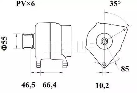 Mahle Original MG 328 Alternator assy Mahle Original MG 328 Alternator assy