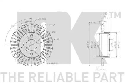 NK 315237 Brake disc