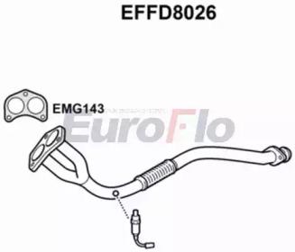 Euroflo EFFD8026 Exhaust pipe