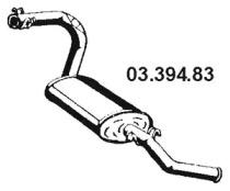 Eberspacher 03.394.83 Schalldaempfer Eberspacher 03.394.83 Schalldaempfer