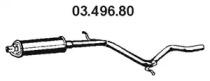 Eberspacher 03.496.80 Muffler assy front