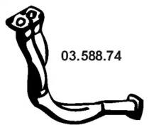 Eberspacher 03.588.74 Exhaust pipe Eberspacher 03.588.74 Exhaust pipe