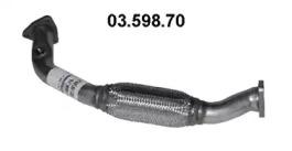 Eberspacher 03.598.70 Випускна труба відпрацьованих газів