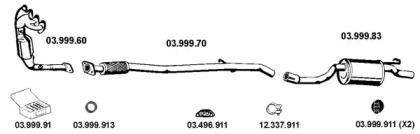 Eberspacher 032046 Schalldaempfer Eberspacher 032046 Schalldaempfer