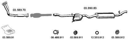 Eberspacher 032110 Schalldaempfer