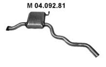 Eberspacher 04.092.81 Muffler assy front
