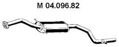 Eberspacher 04.096.82 Muffler assy front