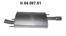 Eberspacher 04.097.81 Schalldaempfer Eberspacher 04.097.81 Schalldaempfer