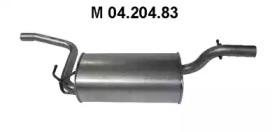 Eberspacher 04.204.83 Muffler assy front