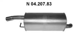 Eberspacher 04.207.83 Глушник вихлопних газів кінцевий