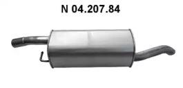 Eberspacher 04.207.84 Глушник вихлопних газів кінцевий Eberspacher 04.207.84 Глушник вихлопних газів кінцевий
