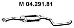Eberspacher 04.291.81 Muffler assy front