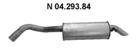 Eberspacher 04.293.84 Глушник вихлопних газів кінцевий