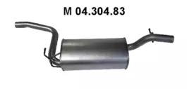 Eberspacher 04.304.83 Muffler assy front Eberspacher 04.304.83 Muffler assy front