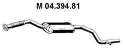 Eberspacher 04.394.81 Muffler assy front