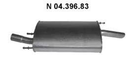 Eberspacher 04.396.83 Глушник вихлопних газів кінцевий Eberspacher 04.396.83 Глушник вихлопних газів кінцевий