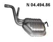 Eberspacher 04.494.86 Середній глушник вихлопних газів Eberspacher 04.494.86 Середній глушник вихлопних газів