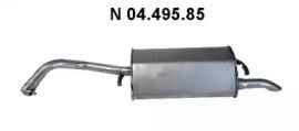 Eberspacher 04.495.85 Глушник вихлопних газів кінцевий