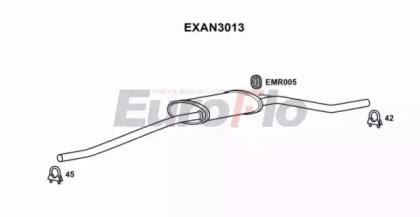 Euroflo EXAN3013 Muffler assy front