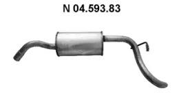 Eberspacher 04.593.83 Глушник вихлопних газів кінцевий