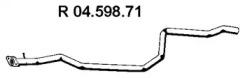 Eberspacher 04.598.71 Випускна труба відпрацьованих газів