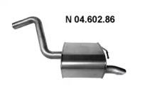 Eberspacher 04.602.86 Глушник вихлопних газів кінцевий
