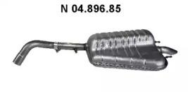 Eberspacher 04.896.85 Глушник вихлопних газів кінцевий