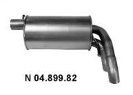 Eberspacher 04.899.82 Глушник вихлопних газів кінцевий Eberspacher 04.899.82 Глушник вихлопних газів кінцевий